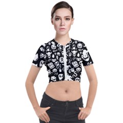Short Sleeve Cropped Jacket 