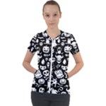 Monsters Short Sleeve Zip Up Jacket