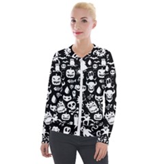 Velvet Zip Up Jacket 