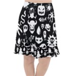 Monsters Fishtail Chiffon Skirt