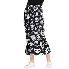 Maxi Fishtail Chiffon Skirt 