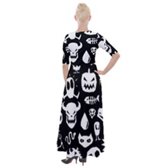 Half Sleeves Maxi Dress 