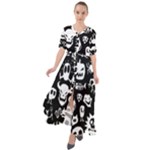 Monsters Waist Tie Boho Maxi Dress