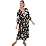 Monsters Grecian Style  Maxi Dress