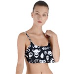 Monsters Layered Top Bikini Top 