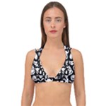 Monsters Double Strap Halter Bikini Top