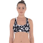 Monsters Cross Back Hipster Bikini Top 