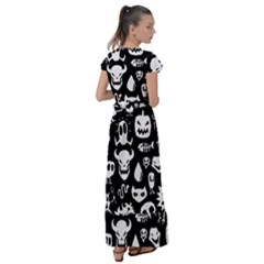 Flutter Sleeve Maxi Dress 