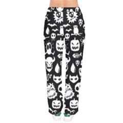 Women Velvet Drawstring Pants 