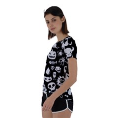 Short Sleeve Open Back T-Shirt 