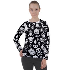 Monsters Women s Long Sleeve Raglan Tee from ArtsNow.com