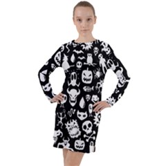 Long Sleeve Hoodie Dress 
