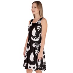 Knee Length Skater Dress With Pockets 