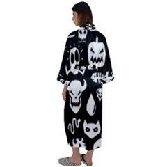 Maxi Satin Kimono 