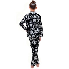 Kids  Satin Long Sleeve Pajamas Set 