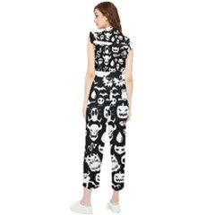 Women s Frill Top Chiffon Jumpsuit 