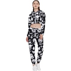 Cropped Zip Up Lounge Set 