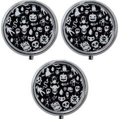 Mini Round Pill Box (Pack of 3) 