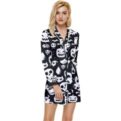 Long Sleeve Satin Robe 
