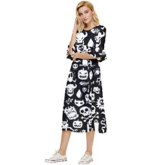 Double Cuff Midi Dress 