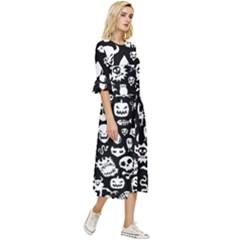 Double Cuff Midi Dress 