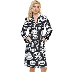 Long Sleeve Velvet Robe 