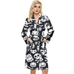 Monsters Long Sleeve Velour Robe