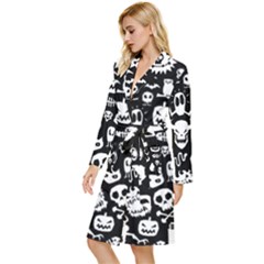 Long Sleeve Velvet Robe 