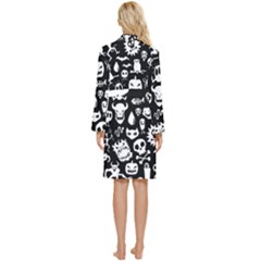 Long Sleeve Velvet Robe 