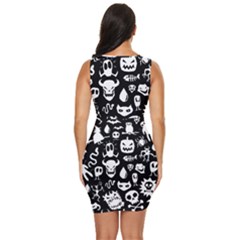 Draped Bodycon Dress 
