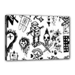 Scene Kid Sketches Canvas 18  x 12  (Stretched)