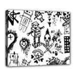 Scene Kid Sketches Deluxe Canvas 24  x 20  (Stretched)