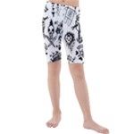 Scene Kid Sketches Kids  Mid Length Swim Shorts