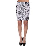 Scene Kid Sketches Bodycon Skirt