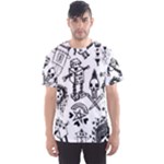 Scene Kid Sketches Men s Sport Mesh Tee