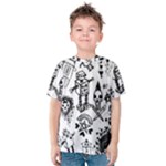 Scene Kid Sketches Kids  Cotton Tee