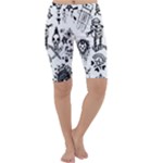 Scene Kid Sketches Cropped Leggings 