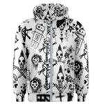 Scene Kid Sketches Men s Zipper Hoodie