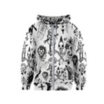 Scene Kid Sketches Kids  Zipper Hoodie