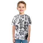 Scene Kid Sketches Kids  Sport Mesh Tee