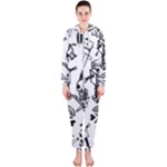 Scene Kid Sketches Hooded Jumpsuit (Ladies) 
