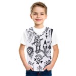 Scene Kid Sketches Kids  Basketball Tank Top