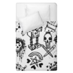 Scene Kid Sketches Duvet Cover Double Side (Single Size)