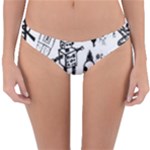 Scene Kid Sketches Reversible Hipster Bikini Bottoms