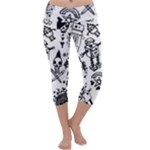 Scene Kid Sketches Capri Yoga Leggings