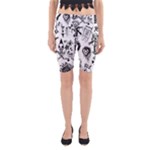 Scene Kid Sketches Yoga Cropped Leggings