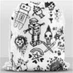 Scene Kid Sketches Drawstring Bag (Large)