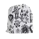 Scene Kid Sketches Drawstring Pouch (2XL)