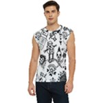 Scene Kid Sketches Men s Raglan Cap Sleeve Tee