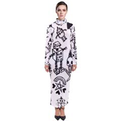 Turtleneck Maxi Dress 